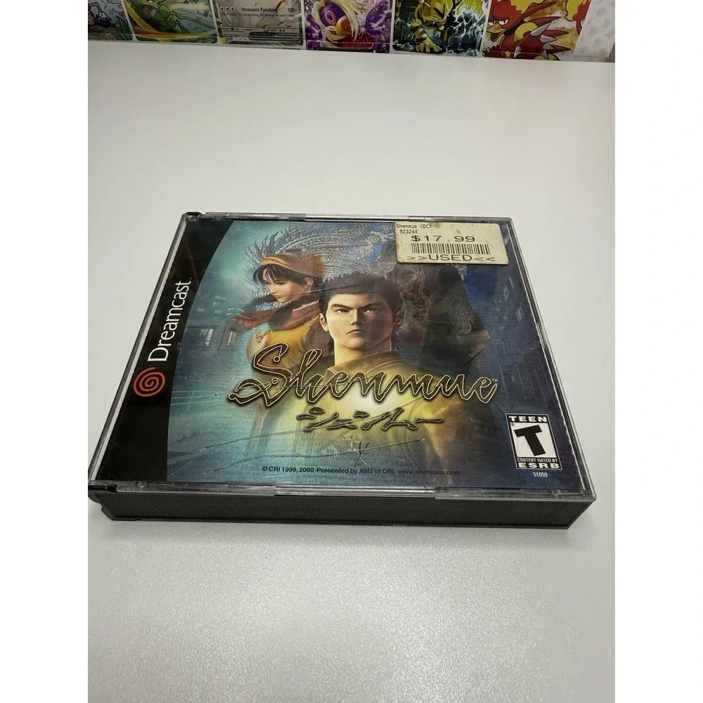 Shenmue Sega Dreamcast Incomplete Missing Disc 1 Manual Included